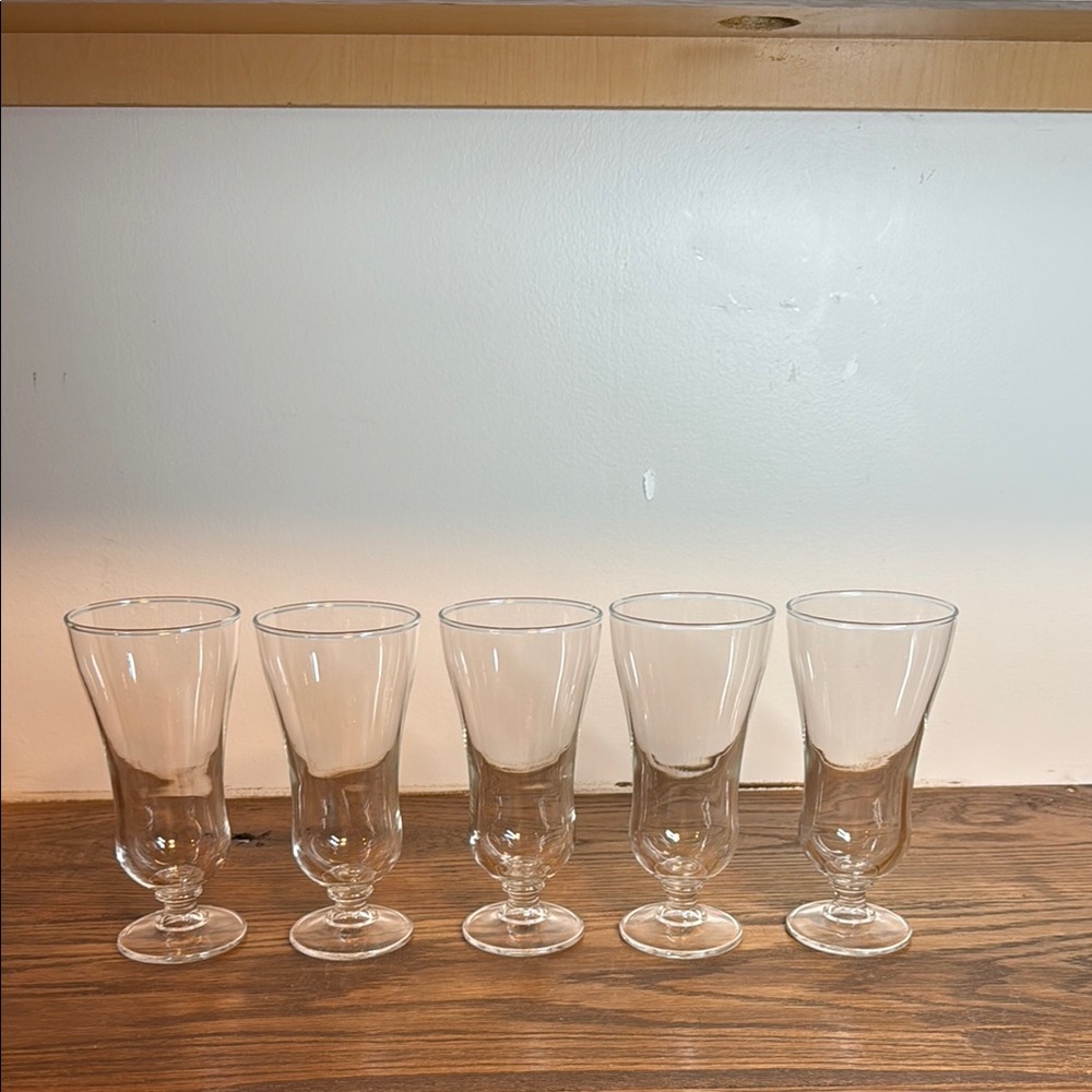 Elegant Clear Glass Parfait Set